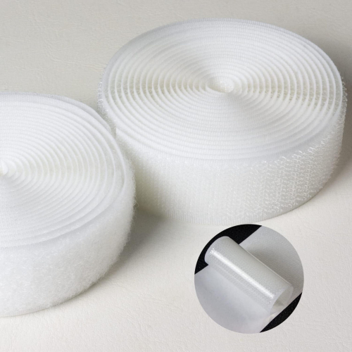 Рулоны ленты с крючками и петлями с прочной самоклеящейся лентой