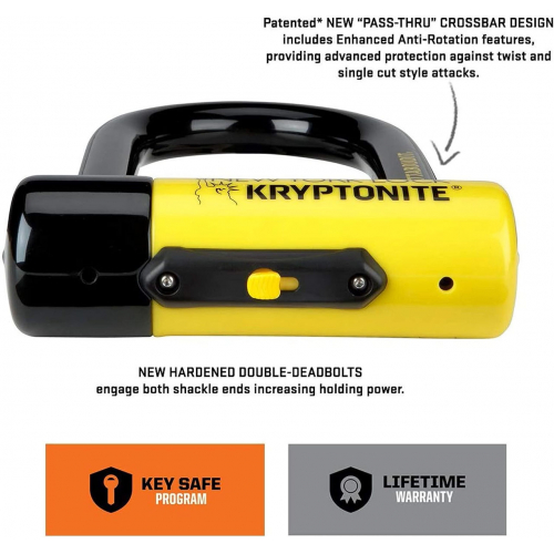 Сверхмощный противоугонный велосипедный U-образный замок Kryptonite