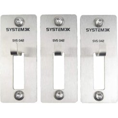 System X Storage SVS 042-3 Короткий одинарный крючок из нержавеющей стали