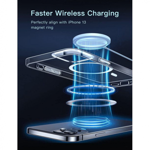 Прозрачный магнитный чехол для iPhone 13 Mini