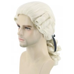 Мужской парик для колониальных исторических костюмов