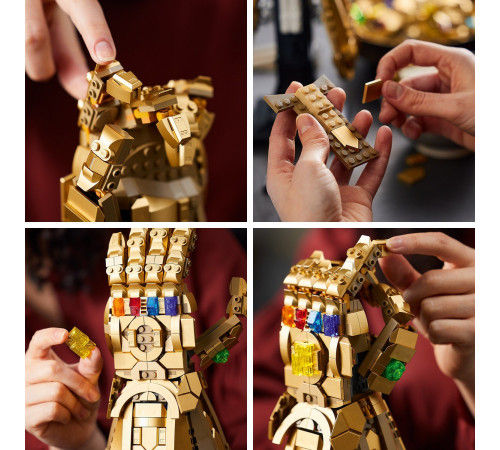 Lego Super Heroes 76191 Конструктор "Перчатка бесконечности" (590 дет.) 18+