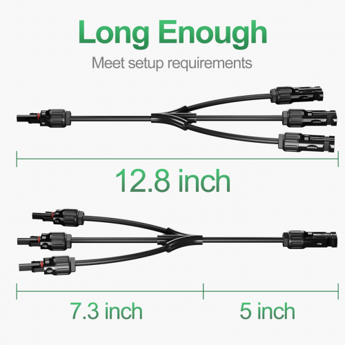 OYMSAE Солнечные разъемы Y-образный параллельный адаптерный кабель
