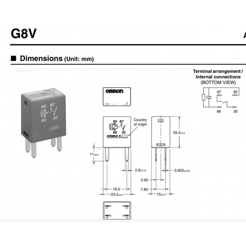 Omron Реле Omron GMC Gm 12088567 (2 шт. в упаковке)
