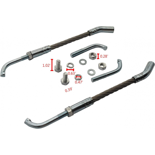 Сменный скребок imUfer 1201-DF из карбида вольфрама для всех снегоходов