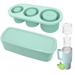 Силиконовая форма для льда (бирюза)