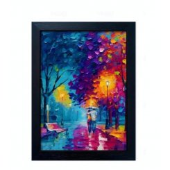 Произведение искусства "Романтическая ночная сцена" 