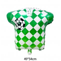 Зелено-белый шар (для футбольной вечеринки)