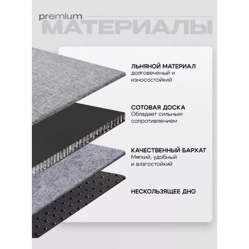 Домик трансформер двухэтажный с лежанкой, когтеточкой (синий)