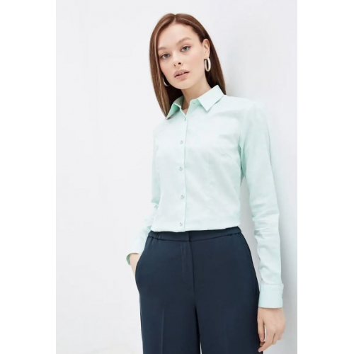 Рубашка модная, мятная