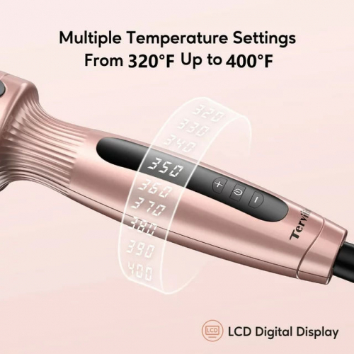 Термальная щетка Terviix 1,5 дюйма с подогревом для завивки волос