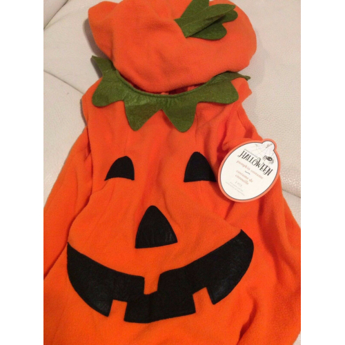 Pottery Barn Детский костюм тыквы на Хэллоуин 6-12 месяцев