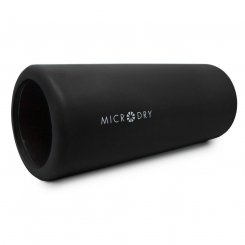 Пенный валик Microdry Fitness для расслабления мышц, твердый, 13 x 5,3 дюйма, черный