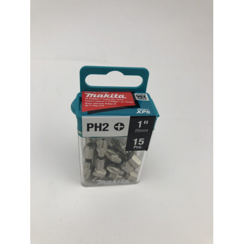 Makita E-00664 Impact XPS #2 Phillips 1" Вставка, 15 шт/уп