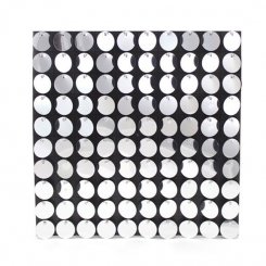 Фотозона из декоративных панель с пайетками