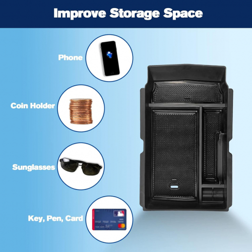 Ящик для хранения аксессуаров для CRV 2023 с держателем для монет