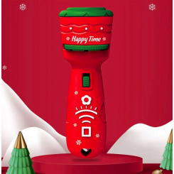 Проекционный фонарик, детские развивающие игрушки, рождественский подарок со светящимся рисунком Санта-Клауса