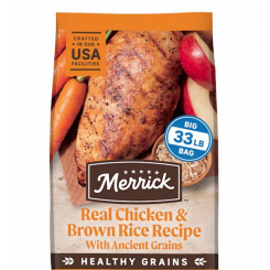 Merrick Classic Healthy Grains — Сухой корм для собак с настоящей курицей и коричневым рисом, с древними зернами, 1.8кг