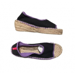 Летняя обувь на танкетке, черные