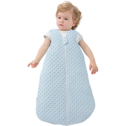 Детский зимний спальный мешок из органического хлопка, 2.5 TOG, голубой