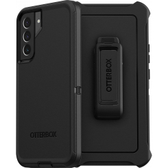 Чехол OtterBox Defender Series для Samsung Galaxy S23, чёрный, с защитой от падений, портами и клипсой-стойкой