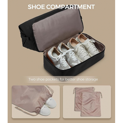 Женская сумка выходного дня с отделением для обуви, водонепроницаемая — стиль и удобство в каждой детали