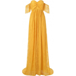 Платье для беременных с открытыми плечами