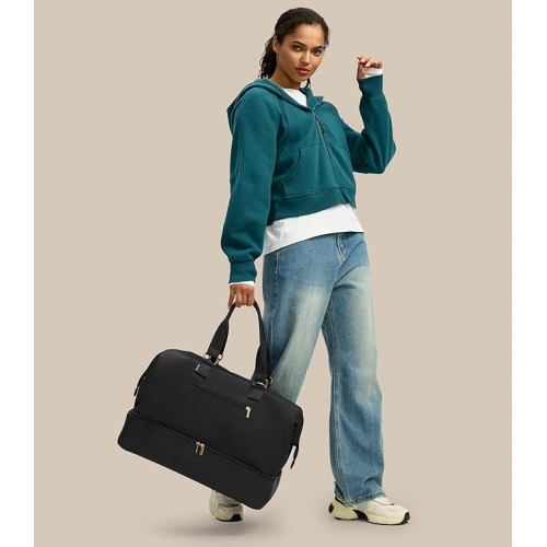 Женская сумка выходного дня с отделением для обуви, водонепроницаемая — стиль и удобство в каждой детали