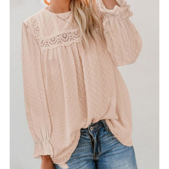 Женская блуза, нежно-розовая