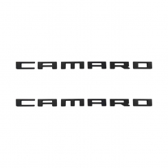 Camaro буквенная эмблема черный значок Camaro