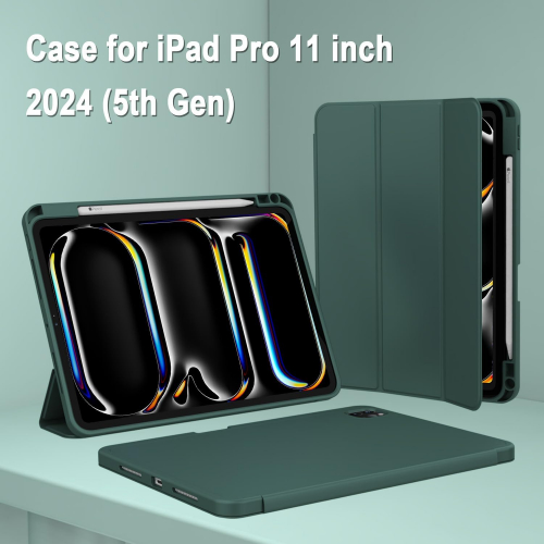 Чехол ZryXal 2024 iPad Pro 11 дюймов M4 (5-го поколения) с держателем для карандаша
