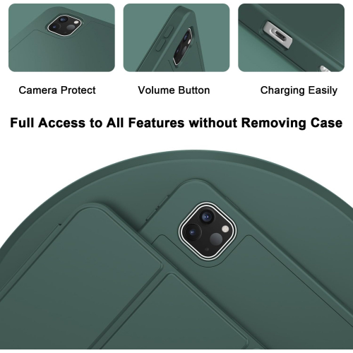 Чехол ZryXal 2024 iPad Pro 11 дюймов M4 (5-го поколения) с держателем для карандаша