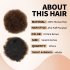 Накладной хвост Afro Puff на заколке