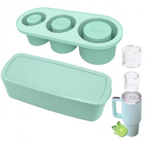 Силиконовая форма для льда (бирюза)