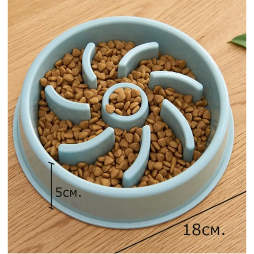 Миска для собак с функцией медленного кормления — контроль скорости еды и забота о здоровье питомца