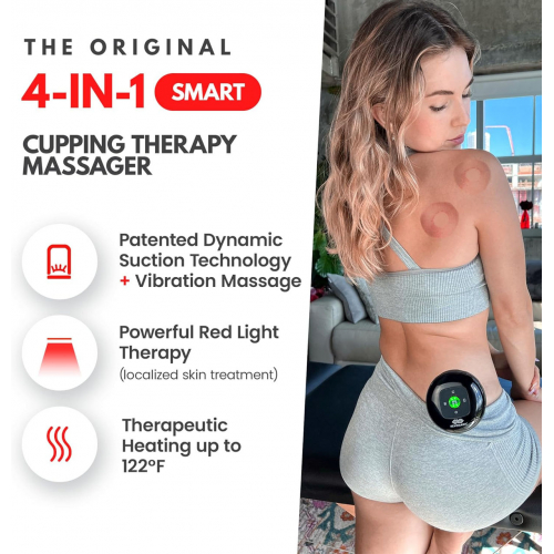 REVO Оригинальный интеллектуальный массажер для баночной терапии 4 в 1