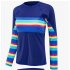 Женский rash guard с длинными рукавами для плавания с защитой UPF 50+ 