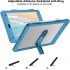 Противоударный водонепроницаемый чехол с подставкой и ремнём для iPad 7-го, 8-го и 9-го (2019–2024)