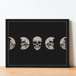 Готовая к подвешиванию картина на холсте 30×38 см — яркий акцент для интерьера с юмором