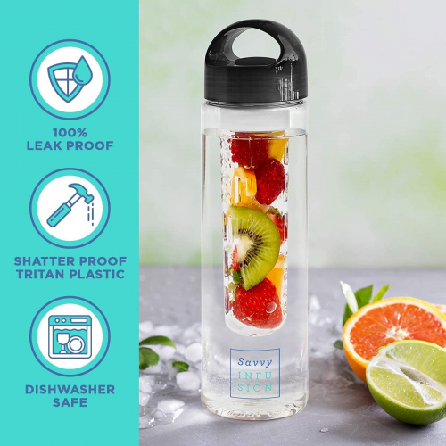 Savvy Infusion Water Bottle — 0,95л. для фруктовых напитков и освежающих коктейлей
