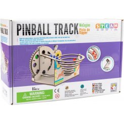 Конструктор-игра "Машина для пинбола" STEAM — 3D деревянный пазл для детей и взрослых от 8 до 12 лет