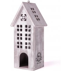 Декоративный деревянный домик-скворечник для интерьера