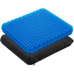 Гелевый сидячий коврик с вентиляцией и противоскользящей поверхностью, 50x50 см