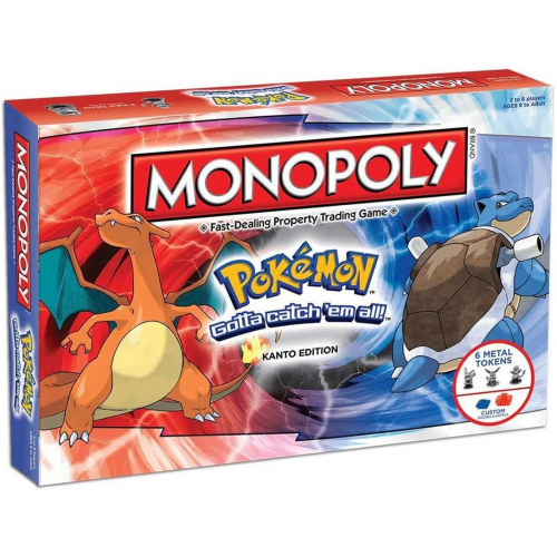 Монополия: Pokémon Kanto Edition — Настольная игра с любимыми героями Pokémon