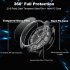Защитный комплект для Samsung Galaxy Watch 6 Classic 43 мм – чехол и защитное стекло (2 в 1, 1 комплект)