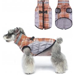 Утепленная отражающая куртка для собак