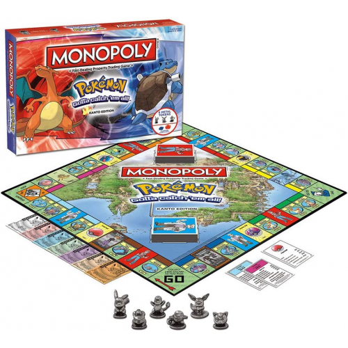 Монополия: Pokémon Kanto Edition — Настольная игра с любимыми героями Pokémon