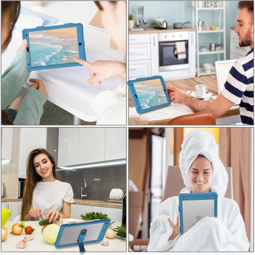 Противоударный водонепроницаемый чехол с подставкой и ремнём для iPad 7-го, 8-го и 9-го (2019–2024)