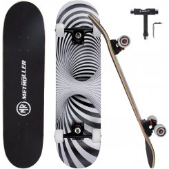 Скейтборд из канадского клена с алюминиевой подвеской, для детей и взрослых