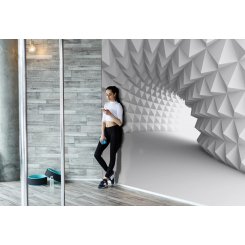 Объёмные 3D-обои с оптической иллюзией «Арочный туннель», 360*250